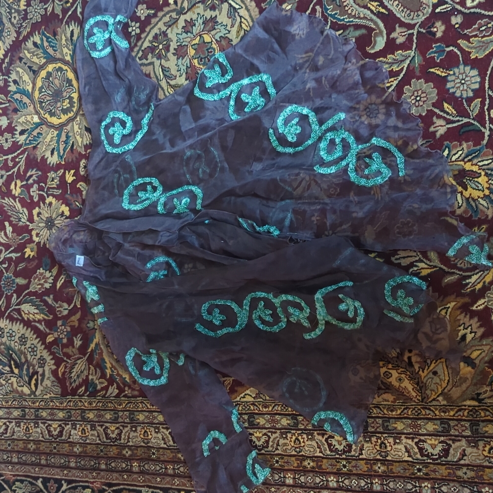 Silk designer kimono
